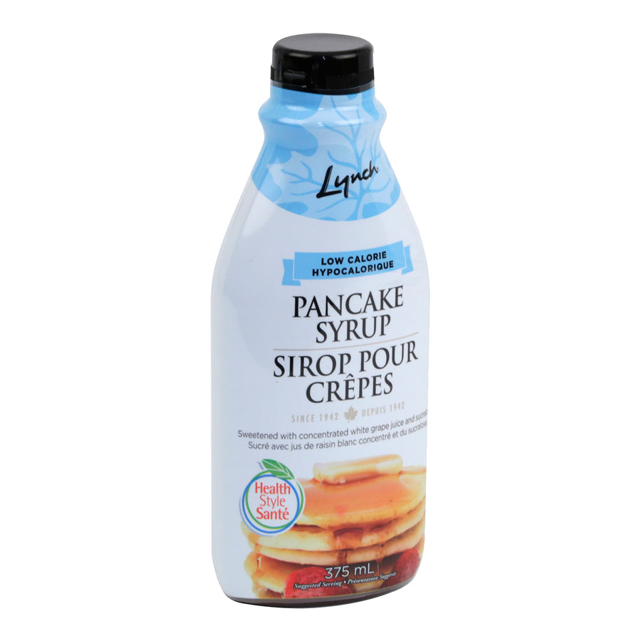 Syrup Pancake Low-Calorie Squeeze Bottle - 12 x 375 mL - Health Style - Restaurant and Foodservice Ingredients - Canadian Distribution