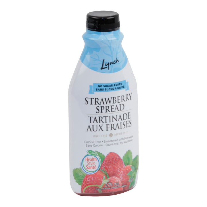 Spread Strawberry Calorie Free - 12 x 375 mL - Health Style - Restaurant and Foodservice Ingredients - Canadian Distribution