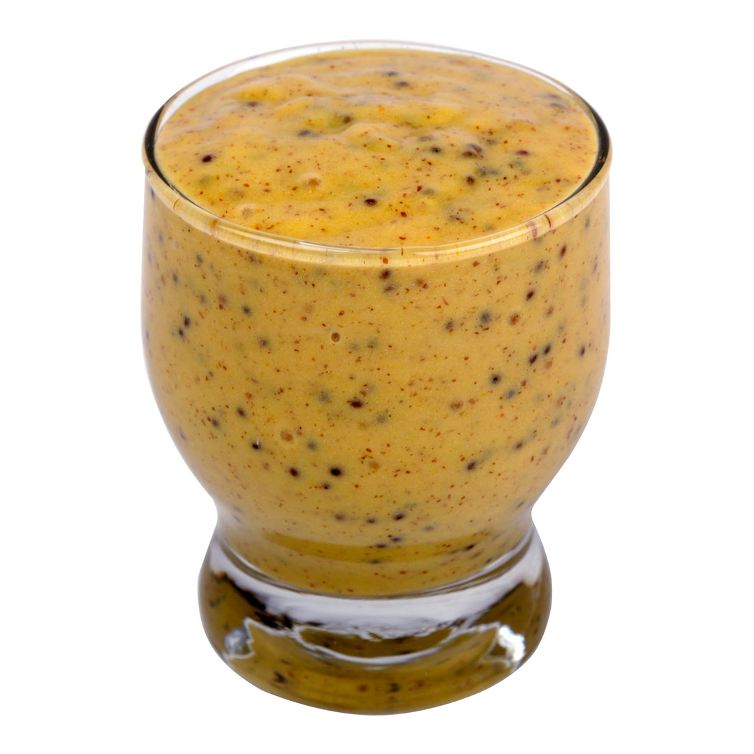 Sauce Mustard Crunchy - 2 x 2 L - Lynch - Restaurant and Foodservice Ingredients - Canadian Distribution