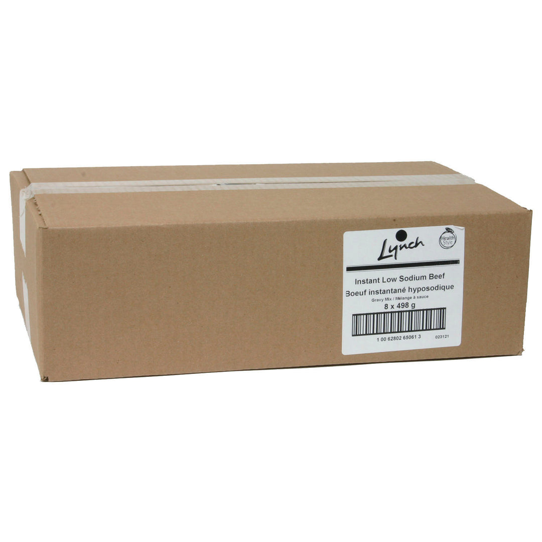 Poudre à sauce instantanée au bœuf, faible teneur en sodium, sans gluten - 8 x 498 g - Style Santé - Ingrédients pour restaurants et services de restauration - Distribution canadienne