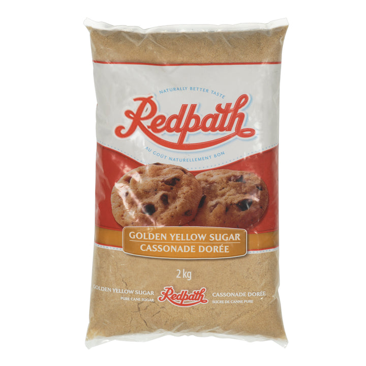 Sugar Brown Golden Yellow - 10 x 2 kg - Red Path - Restaurant and Foodservice Ingredients - Canadian Distribution