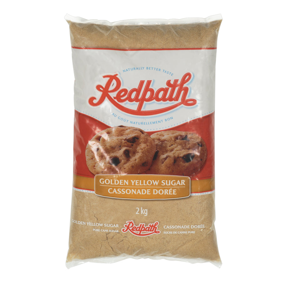 Sugar Brown Golden Yellow - 10 x 2 kg - Red Path - Restaurant and Foodservice Ingredients - Canadian Distribution