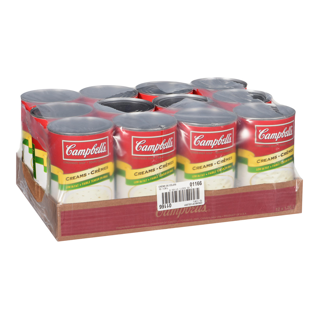 Soup Cream Of Celery - 12 x 1.36 L - Campbell's Soup - Restaurant and Foodservice Ingredients - Canadian Distribution