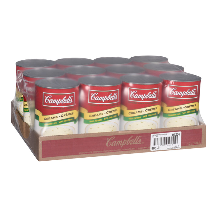 Soup Cream Of Asparagus - 12 x 1.36 L - Campbell's Soup - Restaurant and Foodservice Ingredients - Canadian Distribution