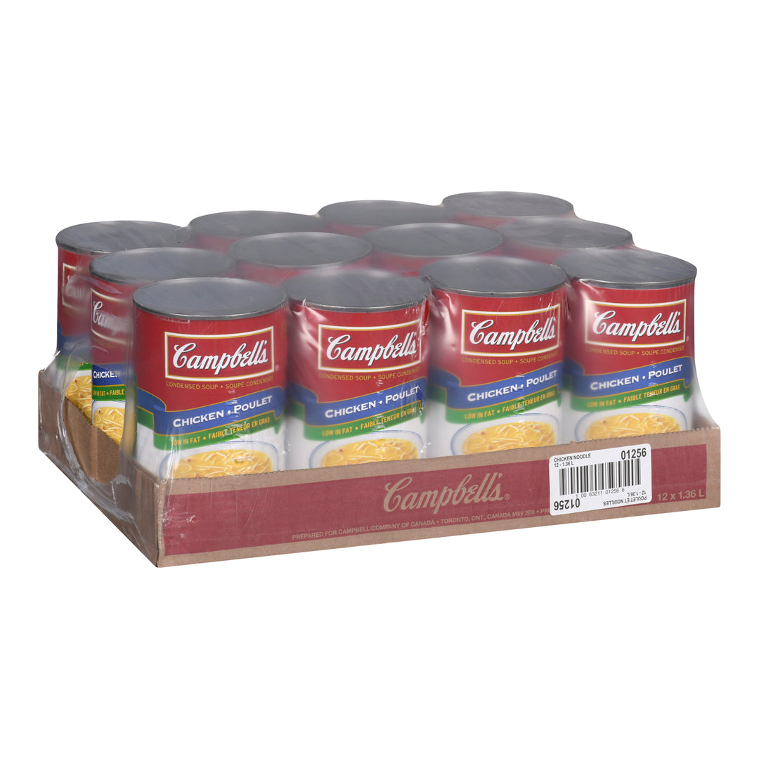 Soup Chicken Noodle - 12 x 1.36 L - Campbell's Soup - Restaurant and Foodservice Ingredients - Canadian Distribution