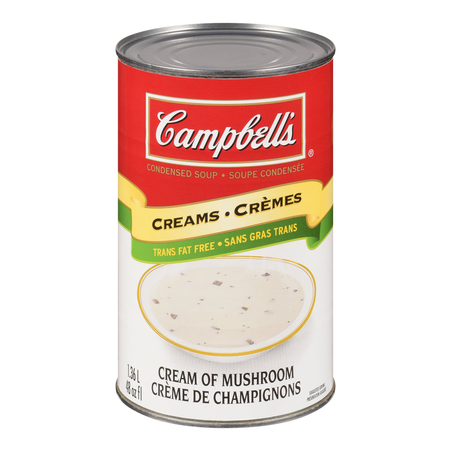 Soup Cream Of Mushroom - 12 x 1.36 L - Campbell's Soup - Restaurant and Foodservice Ingredients - Canadian Distribution