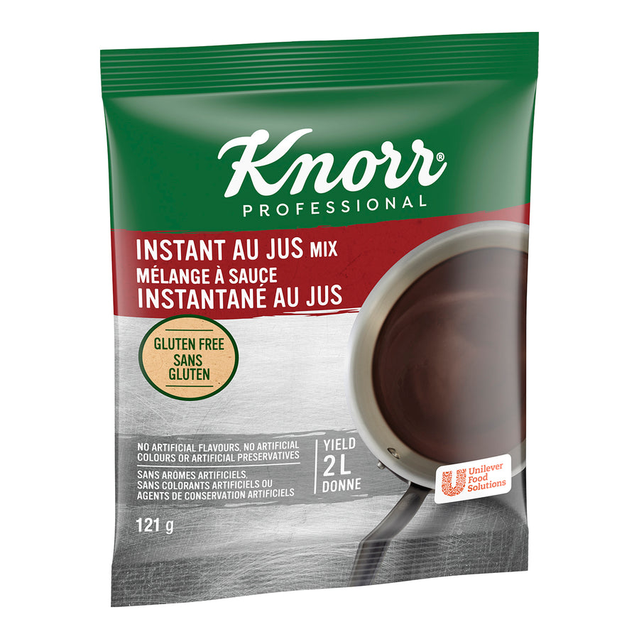 Gravy Au Jus Instant - 12 x 121 g - Knorr Swiss - Restaurant and Foodservice Ingredients - Canadian Distribution