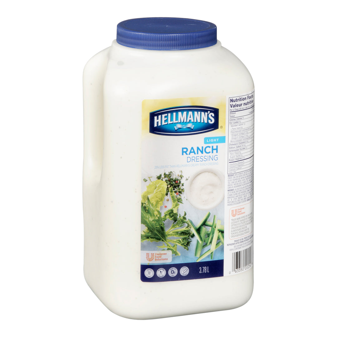 Dressing Ranch Light Gluten-Free - 2 x 3.78 L - Hellmans - Restaurant and Foodservice Ingredients - Canadian Distribution