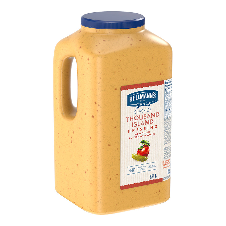 Dressing Thousand Island Gluten-Free - 2 x 3.78 L - Hellmans - Restaurant and Foodservice Ingredients - Canadian Distribution