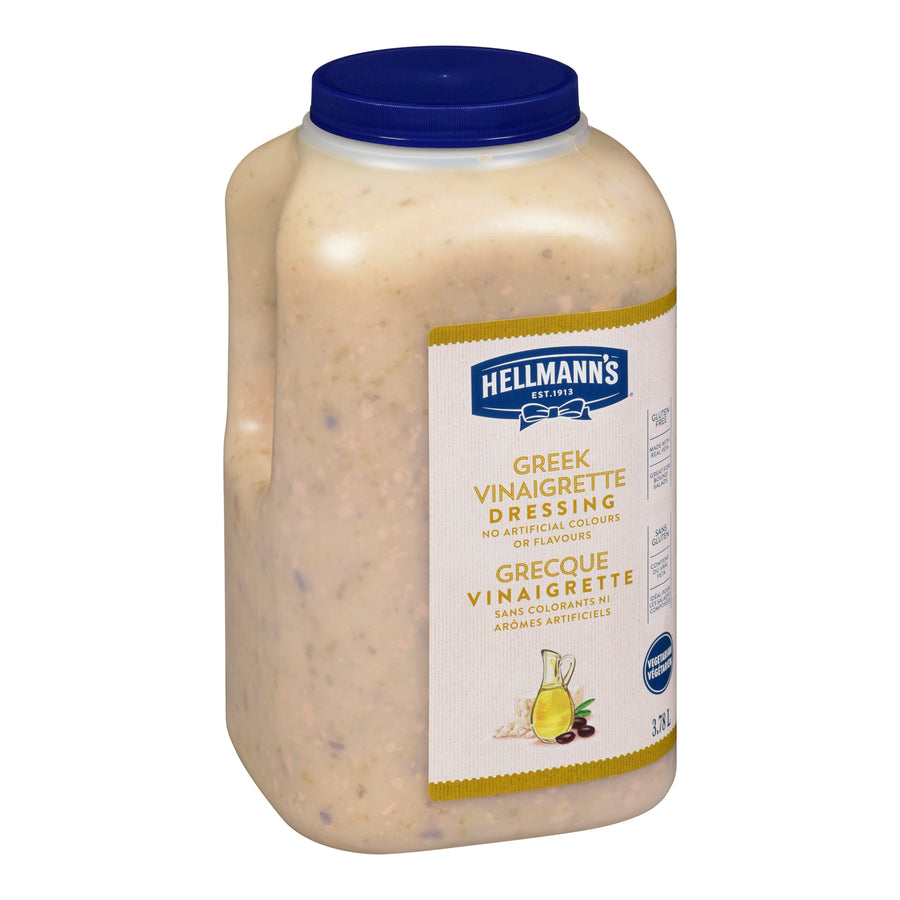 Dressing Greek Vinaigrette Gluten-Free - 2 x 3.78 L - Hellmans - Restaurant and Foodservice Ingredients - Canadian Distribution