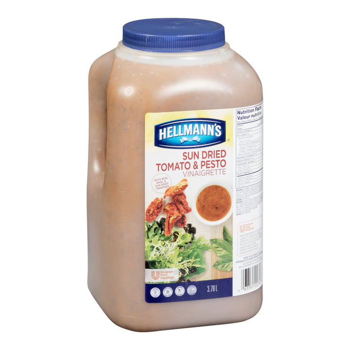 Dressing Sundried Tomato Pesto Gluten-Free - 2 x 3.78 L - Hellmans - Restaurant and Foodservice Ingredients - Canadian Distribution