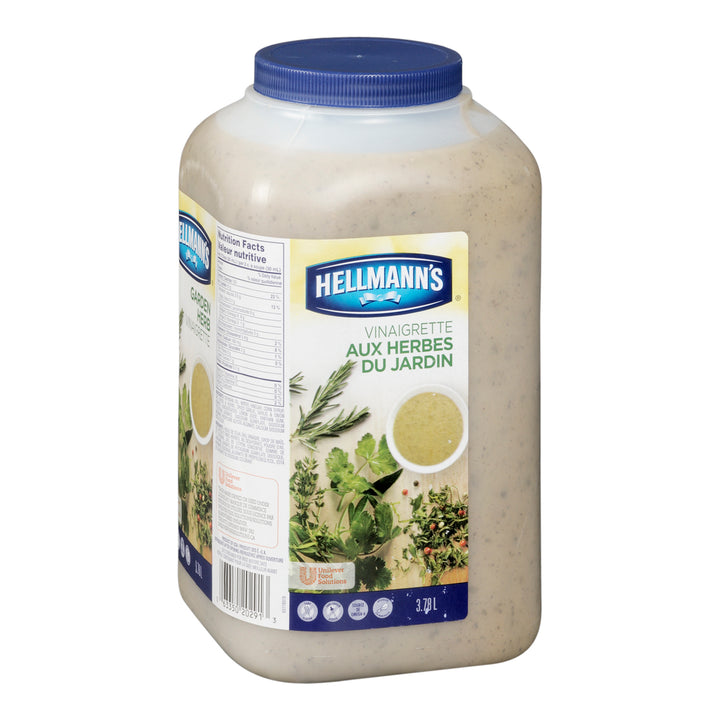 Dressing Garden Herb Vinaigrette Gluten-Free - 2 x 3.78 L - Hellmans - Restaurant and Foodservice Ingredients - Canadian Distribution