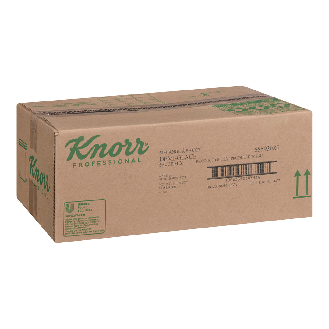 Case of Sauce Demi Glace Knorr Gluten-Free - 6 x 813 g (Case = 1 x 813 g) - Knorr Swiss - Restaurant and Foodservice Ingredients - Canadian Distribution