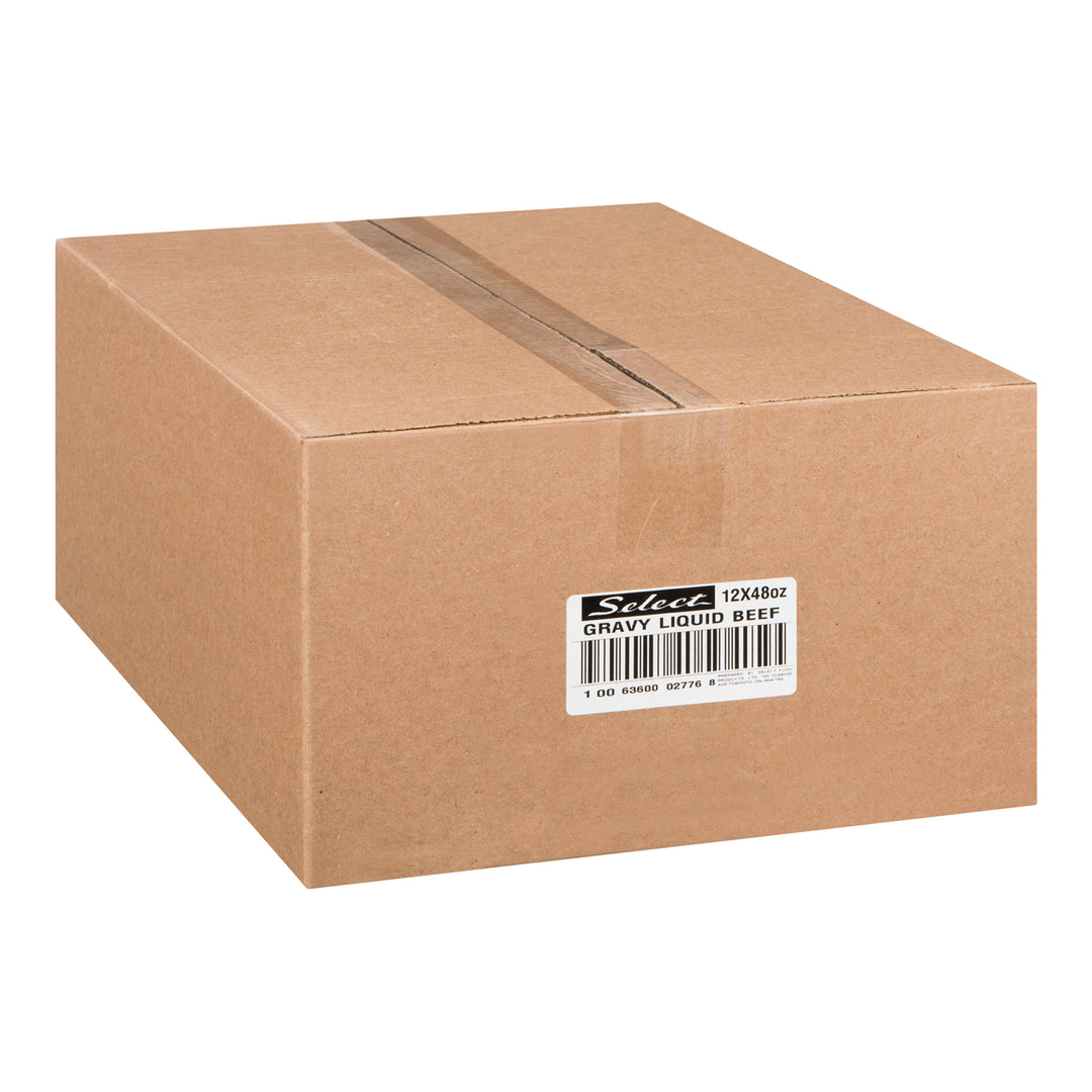 Sauce au jus de bœuf liquide - 12 x 48 oz - Select Food Pro - Ingrédients pour restaurants et services de restauration - Distribution canadienne