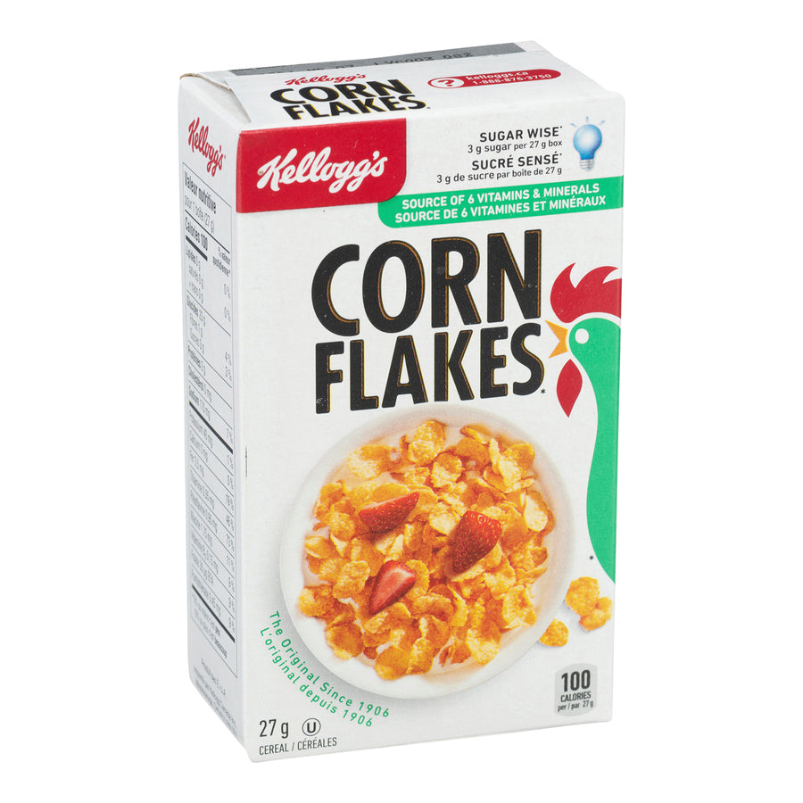 Cereal Corn Flakes Individual - 70 x 27 g - Kellogg's - Restaurant and Foodservice Ingredients - Canadian Distribution