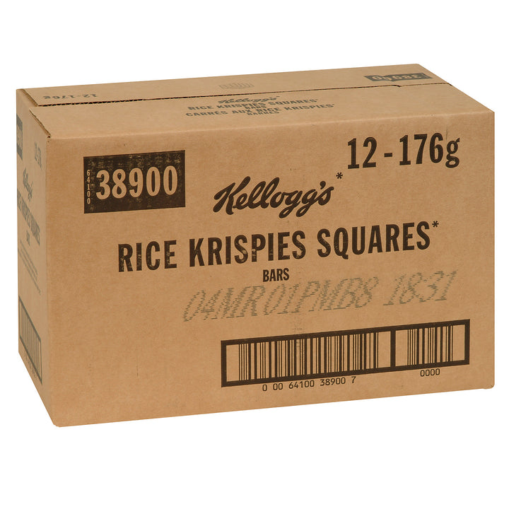 Snack Rice Krispies Bar Square - 12 x 176 g - Kellogg's - Restaurant and Foodservice Ingredients - Canadian Distribution