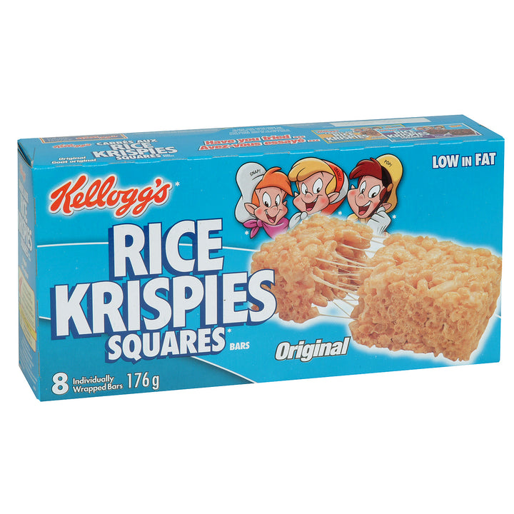 Snack Rice Krispies Bar Square - 12 x 176 g - Kellogg's - Restaurant and Foodservice Ingredients - Canadian Distribution