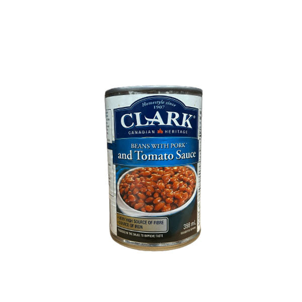 CLARK - BEANS  W/ TOMATO SAUCE & PORK 24x398 ML