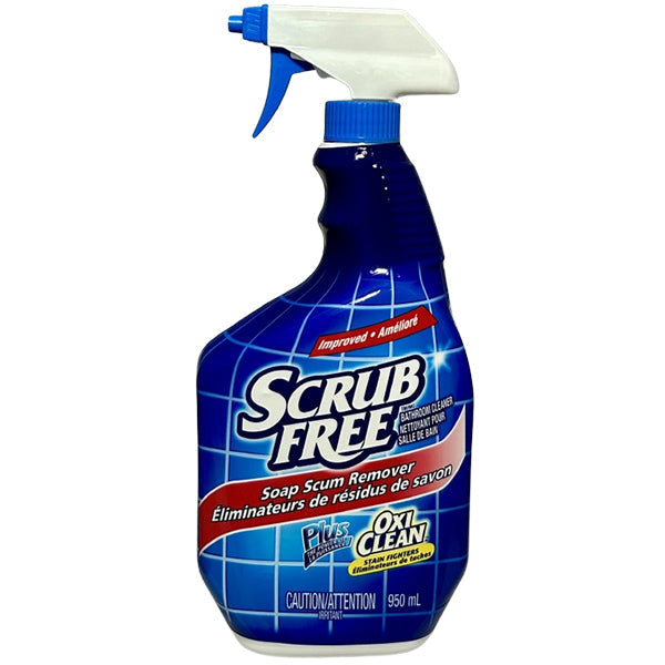 Scrub Free - Soap Scum Remover Spray 8X950 Ml - Canadian Distribution