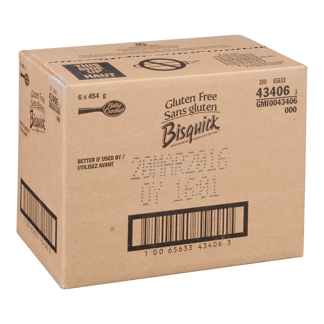 Bisquick Mix Biscuit - Gluten-Free - 6 x 454g - Betty Crocker - Baking Mixes and Ingredients - Canadian Distribution