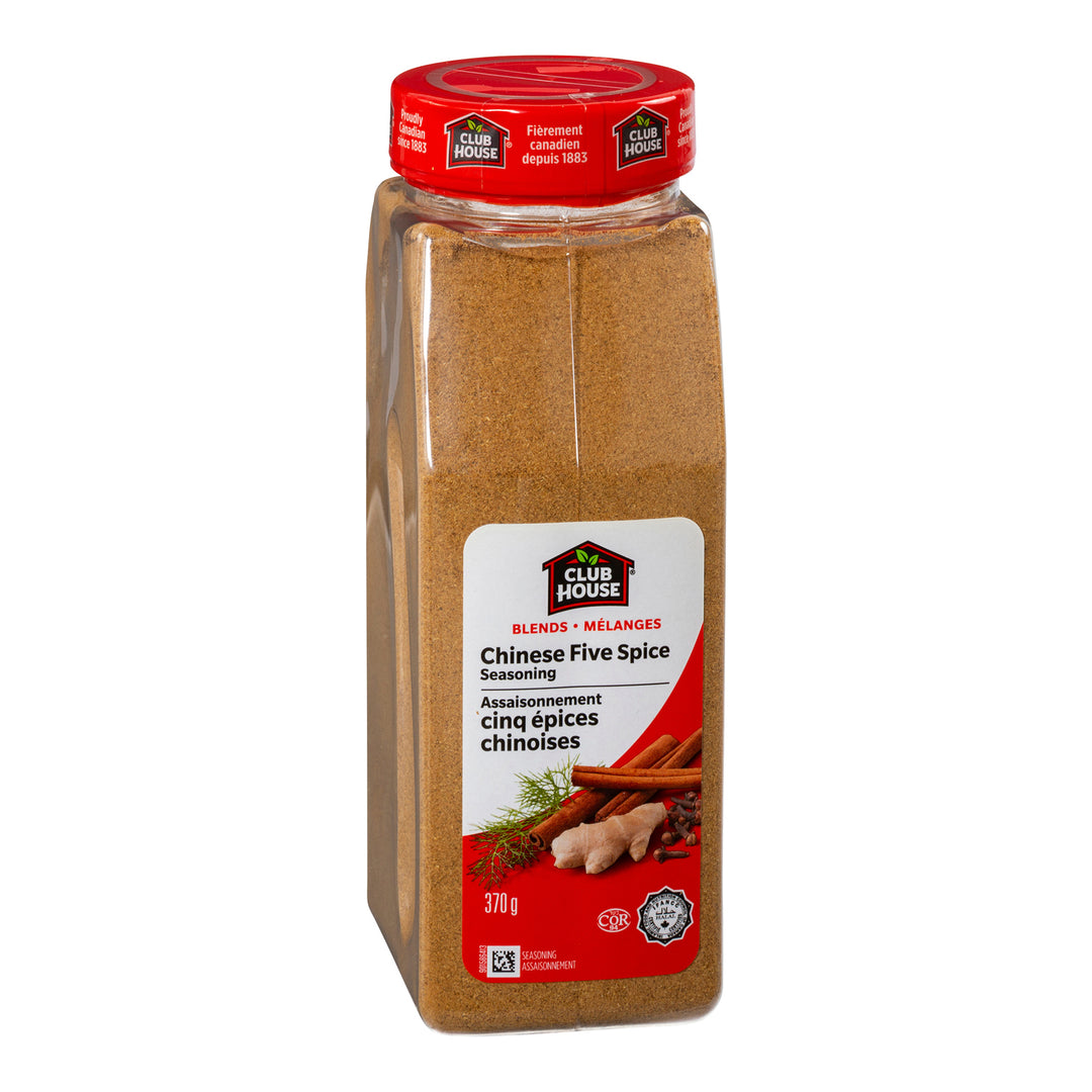 Seasoning Chinese Five-spice - 12 x 370 g (Case = 1 x 370 g) - Clubhouse - Restaurant and Foodservice Ingredients - Canadian Distribution