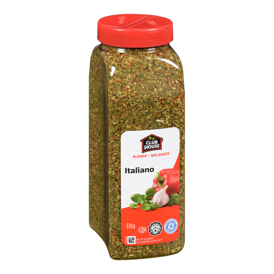 Seasoning Italian - 12 x 510 g (Case = 1 x 510 g) - Clubhouse - Restaurant and Foodservice Ingredients - Canadian Distribution