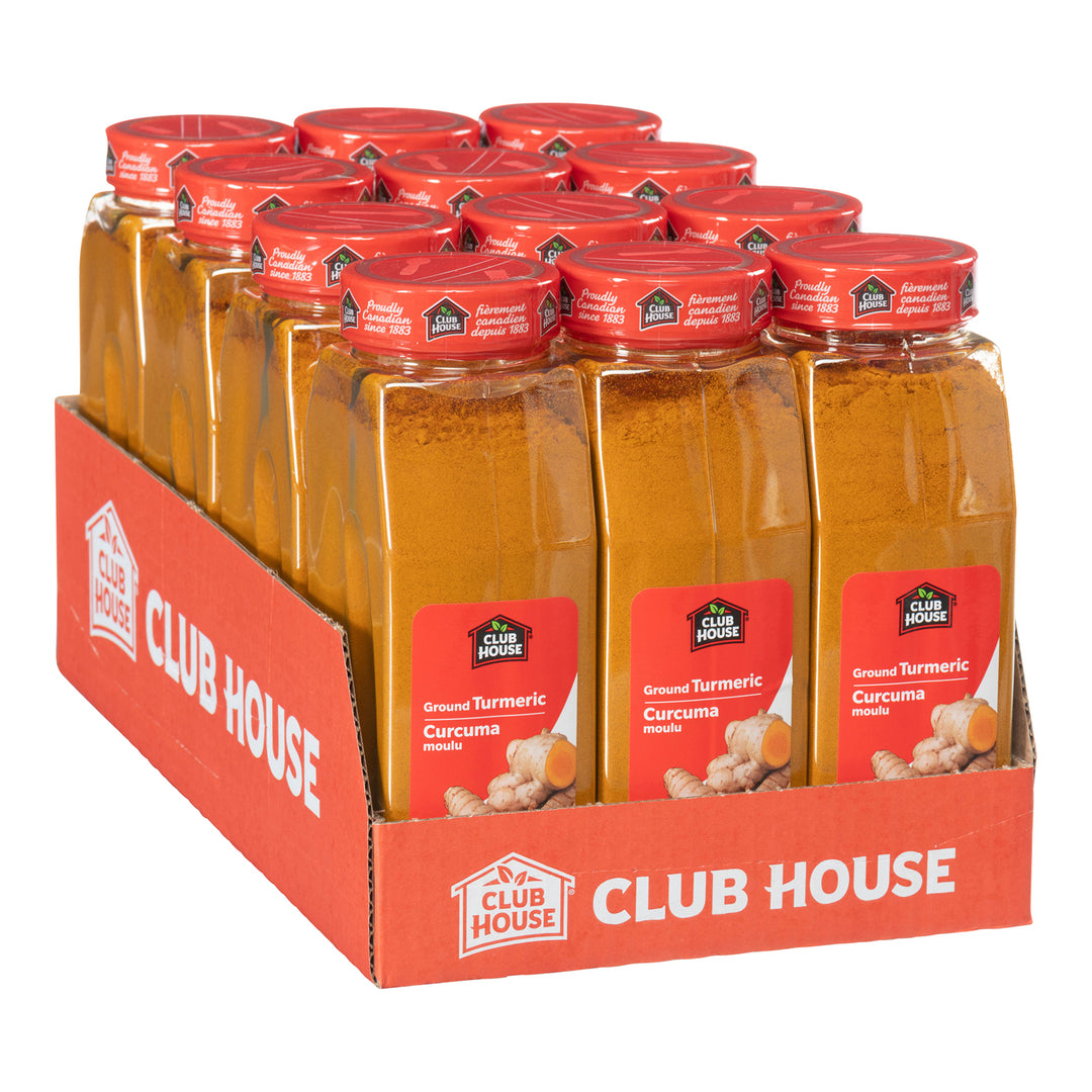 Case of Spice Turmeric Ground - 12 x 454 g (Case = 1 x 454 g) - Clubhouse - Restaurant and Foodservice Ingredients - Canadian Distribution