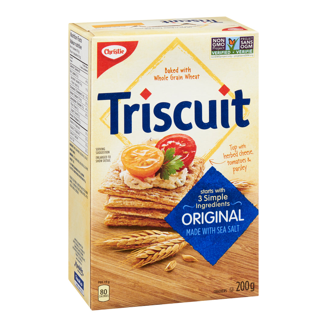 Cracker Triscuit Original 200 g. - 12 x 200 g - Christie - Restaurant and Foodservice Ingredients - Canadian Distribution