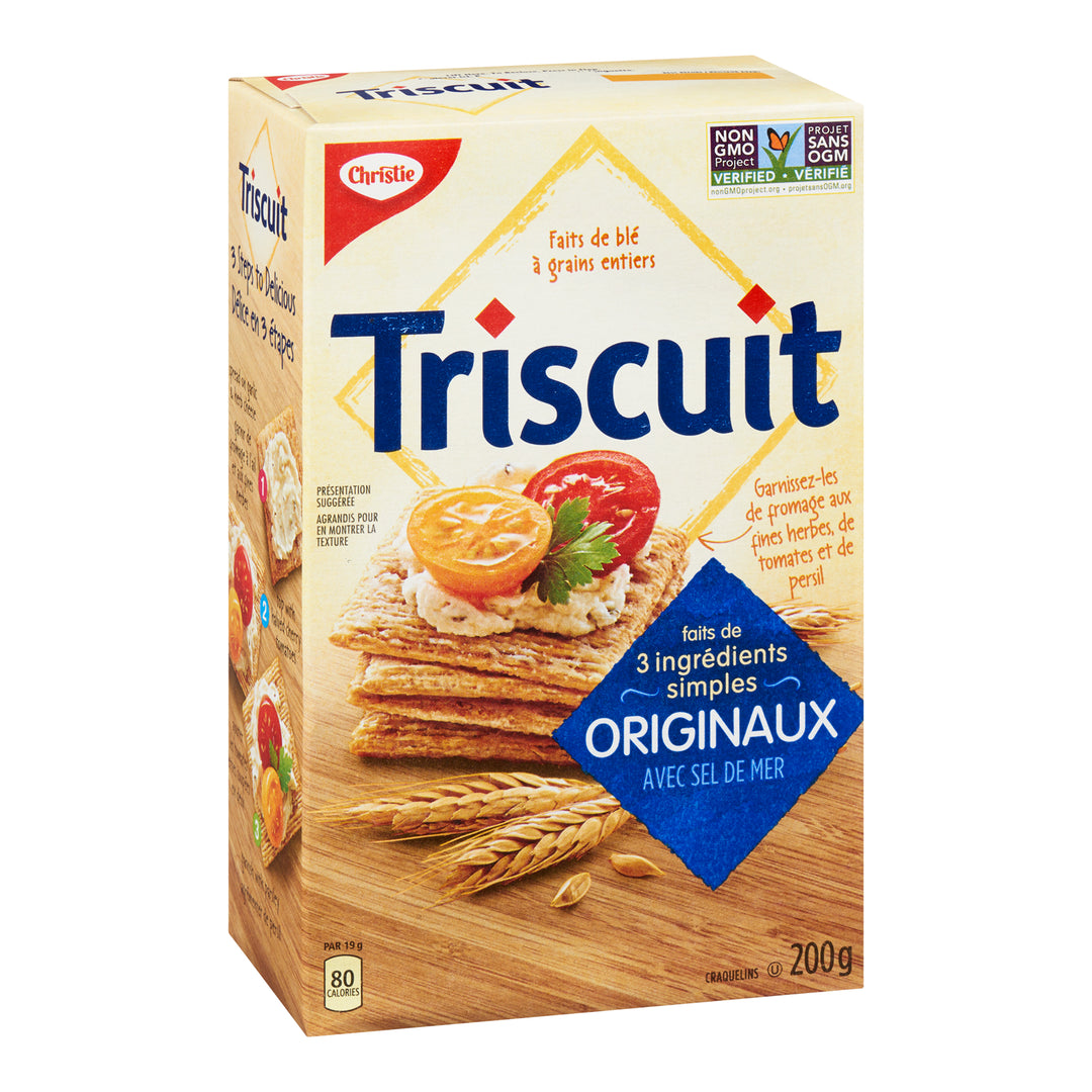 Cracker Triscuit Original 200 g. - 12 x 200 g - Christie - Restaurant and Foodservice Ingredients - Canadian Distribution