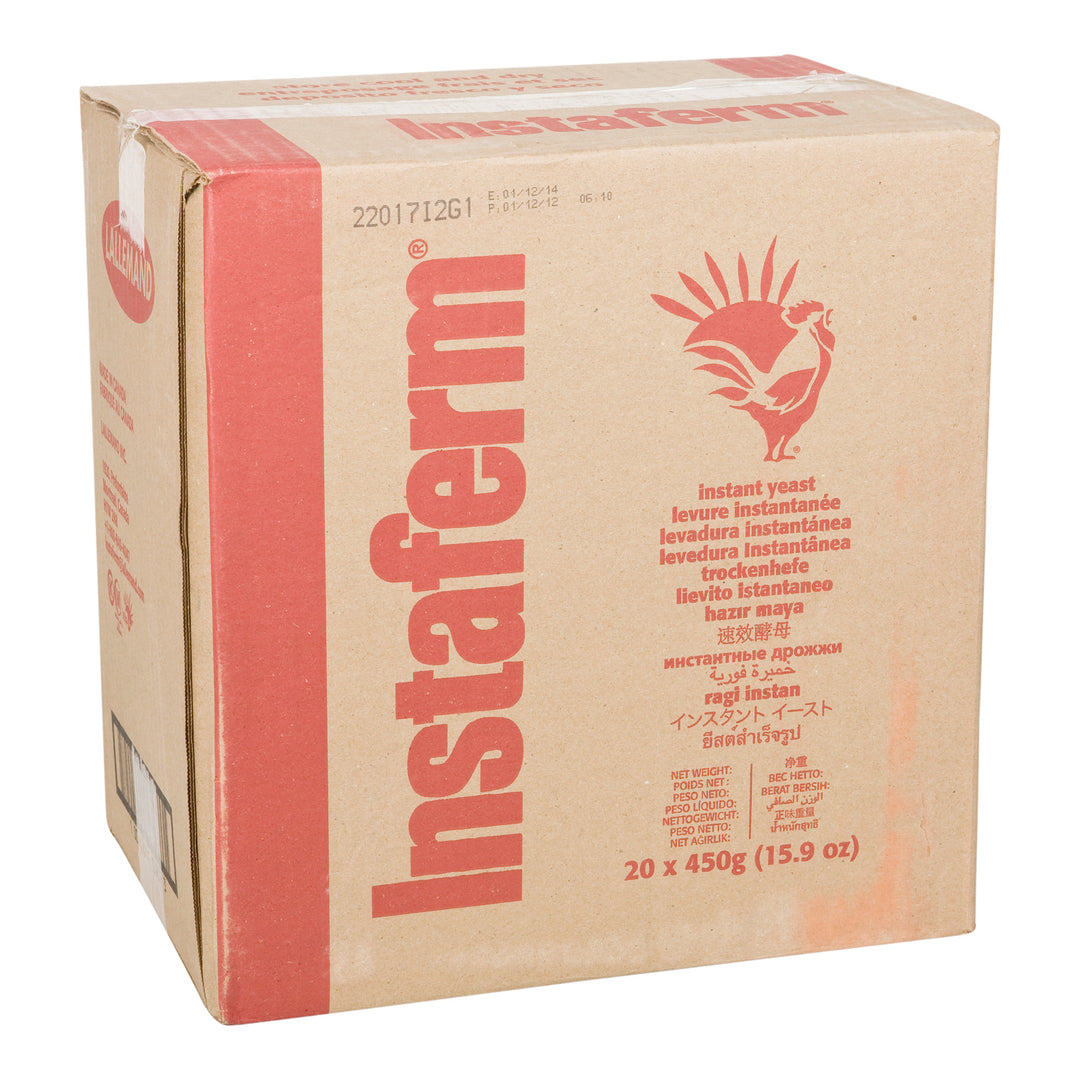 Case of Yeast Instant Red - 450 g (Case = 20 x 450 g) - Instaferm - Baking Mixes and Ingredients - Canadian Distribution