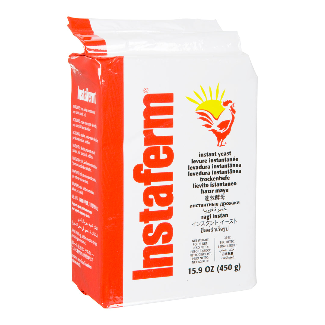 Yeast Instant Red - 450 g (Case = 20 x 450 g) - Instaferm - Baking Mixes and Ingredients - Canadian Distribution