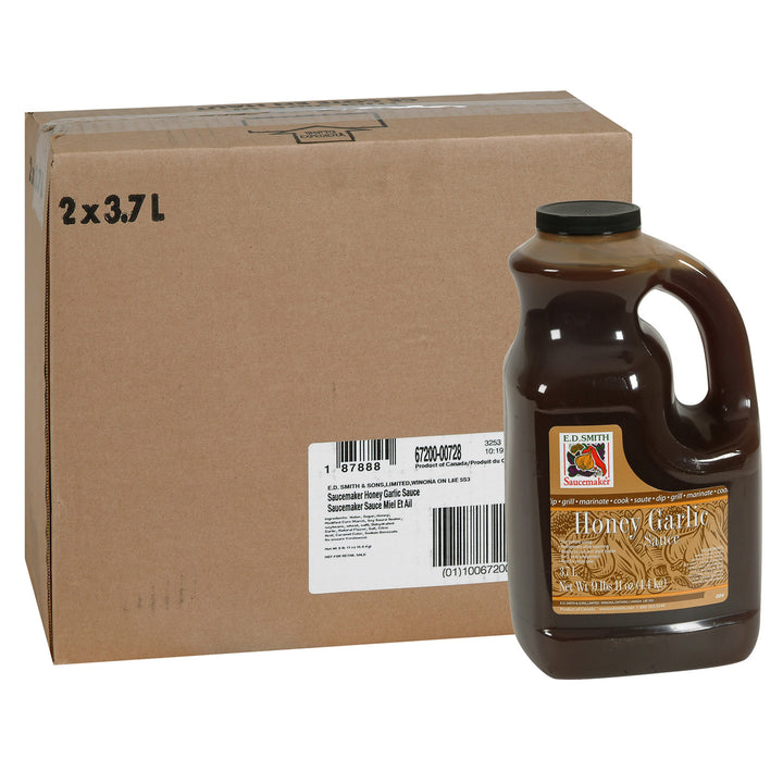 Sauce Honey Garlic - 2 x 3.7 L - Saucemaker - Restaurant and Foodservice Ingredients - Canadian Distribution