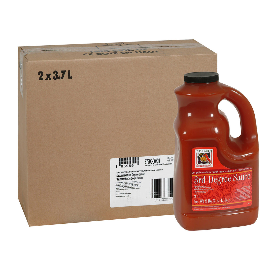 Sauce Wing 3rd Degree - 2 x 3.7 L - Saucemaker - Restaurant and Foodservice Ingredients - Canadian Distribution