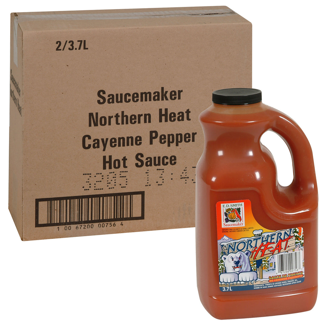 Sauce Cayenne Hot Northern Heat - 2 x 3.7 Lr - Saucemaker - Restaurant and Foodservice Ingredients - Canadian Distribution