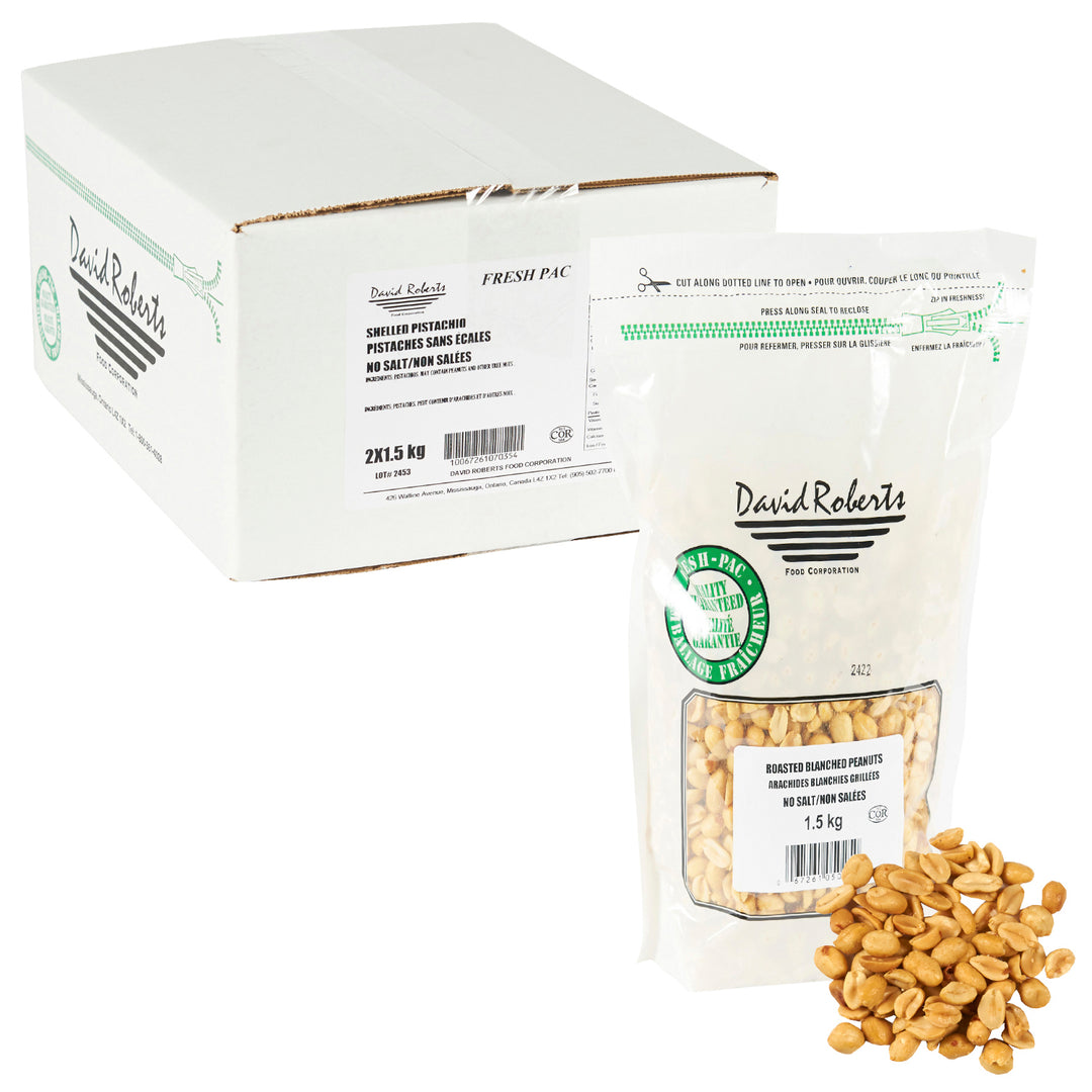 Nut Pistachio Shelled - 2 x 1.5 kg - David Roberts - Restaurant and Foodservice Ingredients - Canadian Distribution