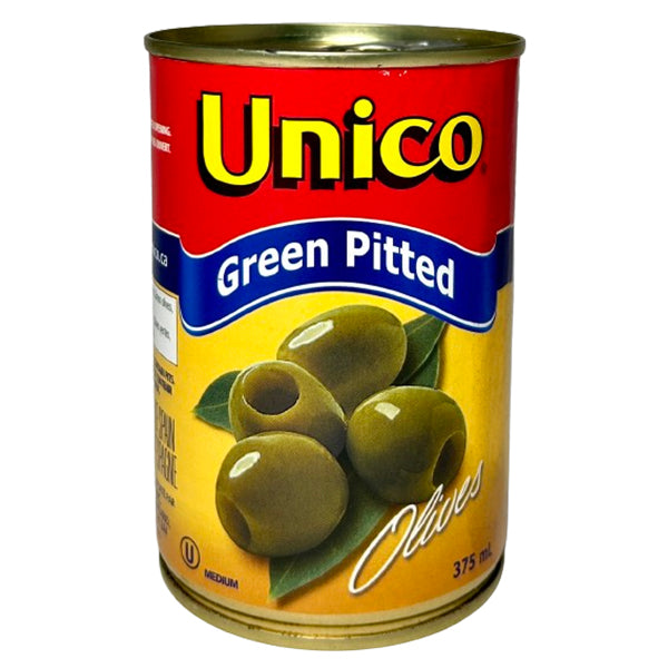 UNICO - GREEN PITTED OLIVES 24x375 ML