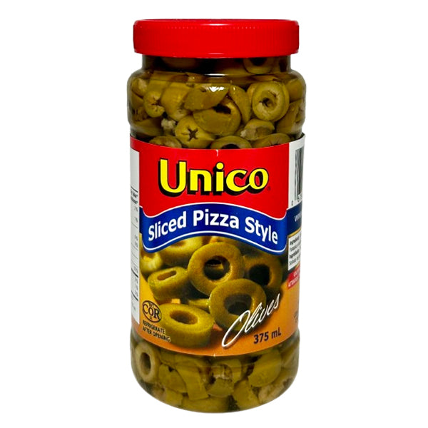 UNICO - PIZZA STYLE OLIVES 12x375ML