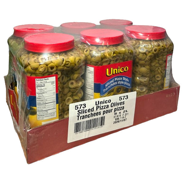 UNICO - PIZZA STYLE OLIVES 6x2 LT