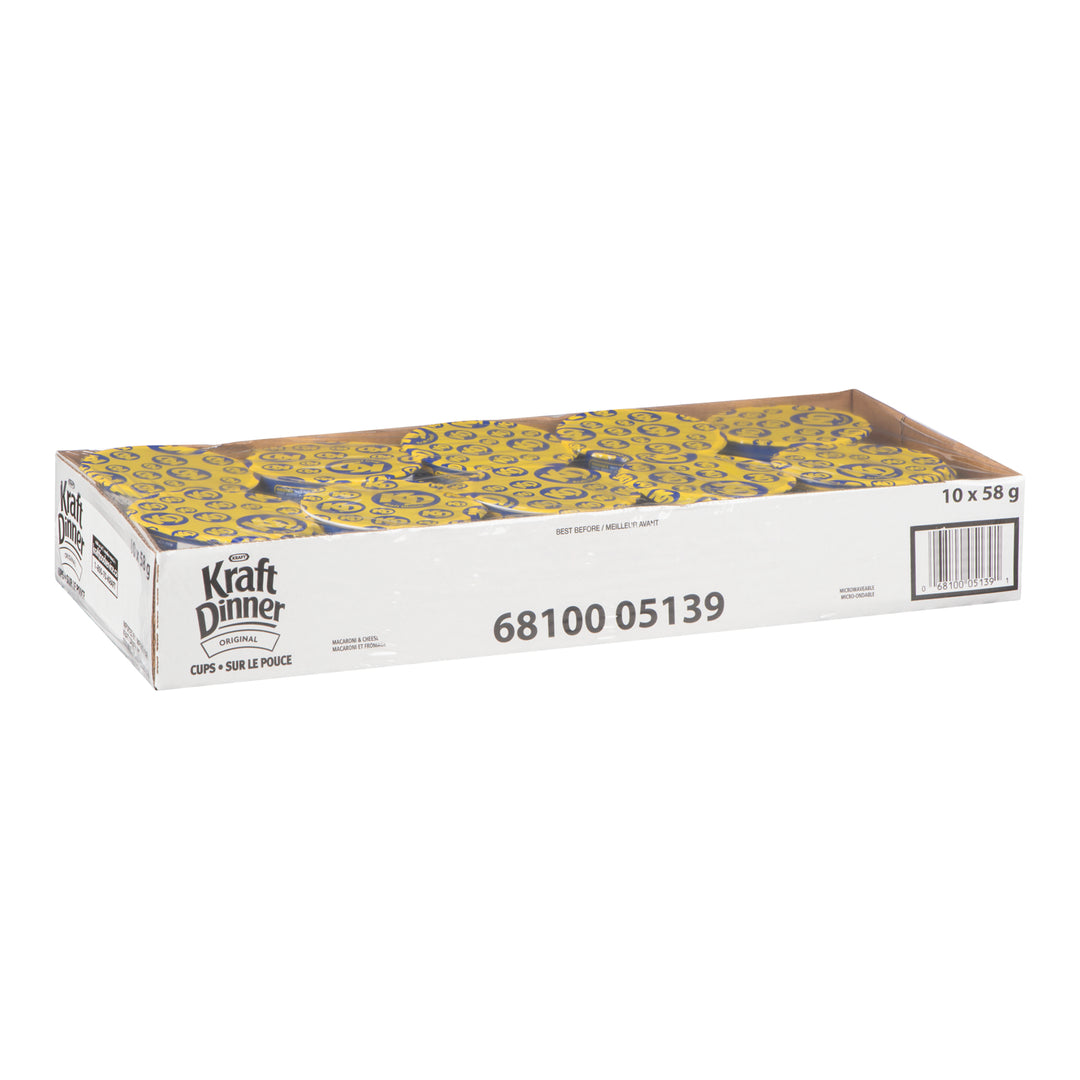 Coupes de dîner pour enfants aux macaronis et au fromage - 20 x 58 g - Kraft - Ingrédients pour restaurants et services de restauration - Distribution canadienne