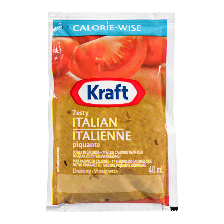 Dressing Italian Calorie Wise Portion Control Zesty - 100 x 40 mL - Kraft - Restaurant and Foodservice Ingredients - Canadian Distribution