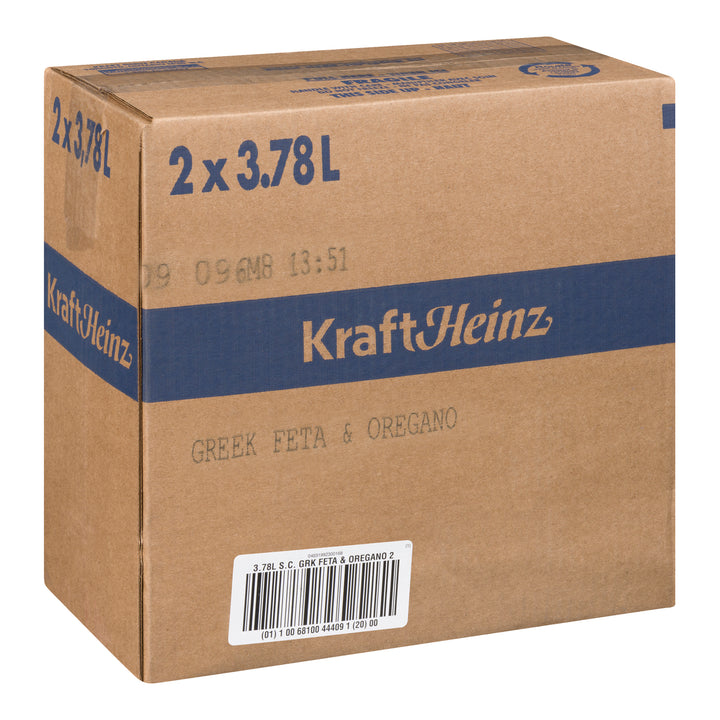 Dressing Greek Feta Oregano - 2 x 3.78 L - Kraft - Restaurant and Foodservice Ingredients - Canadian Distribution