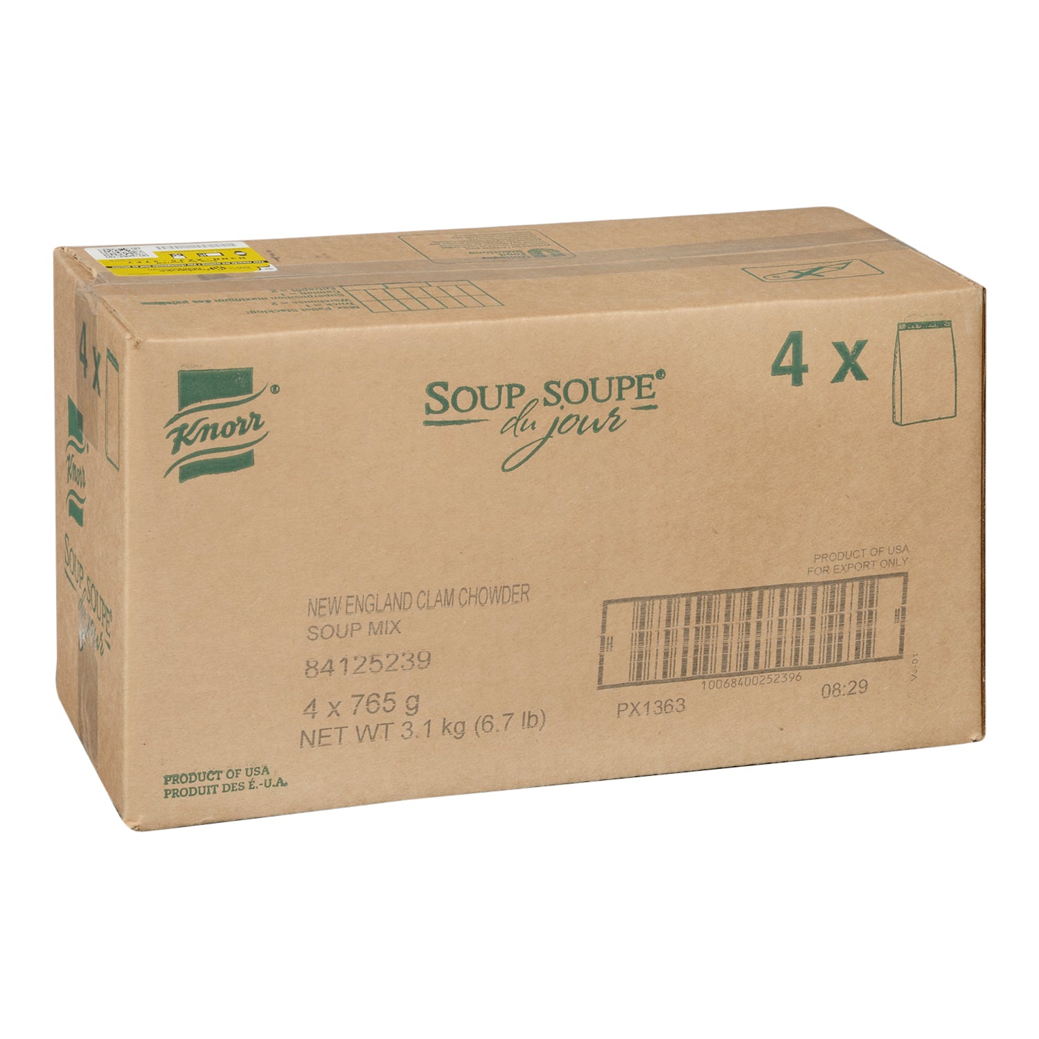 Soup Clam Chowder - 4 x 765 g - Knorr Swiss - Restaurant and