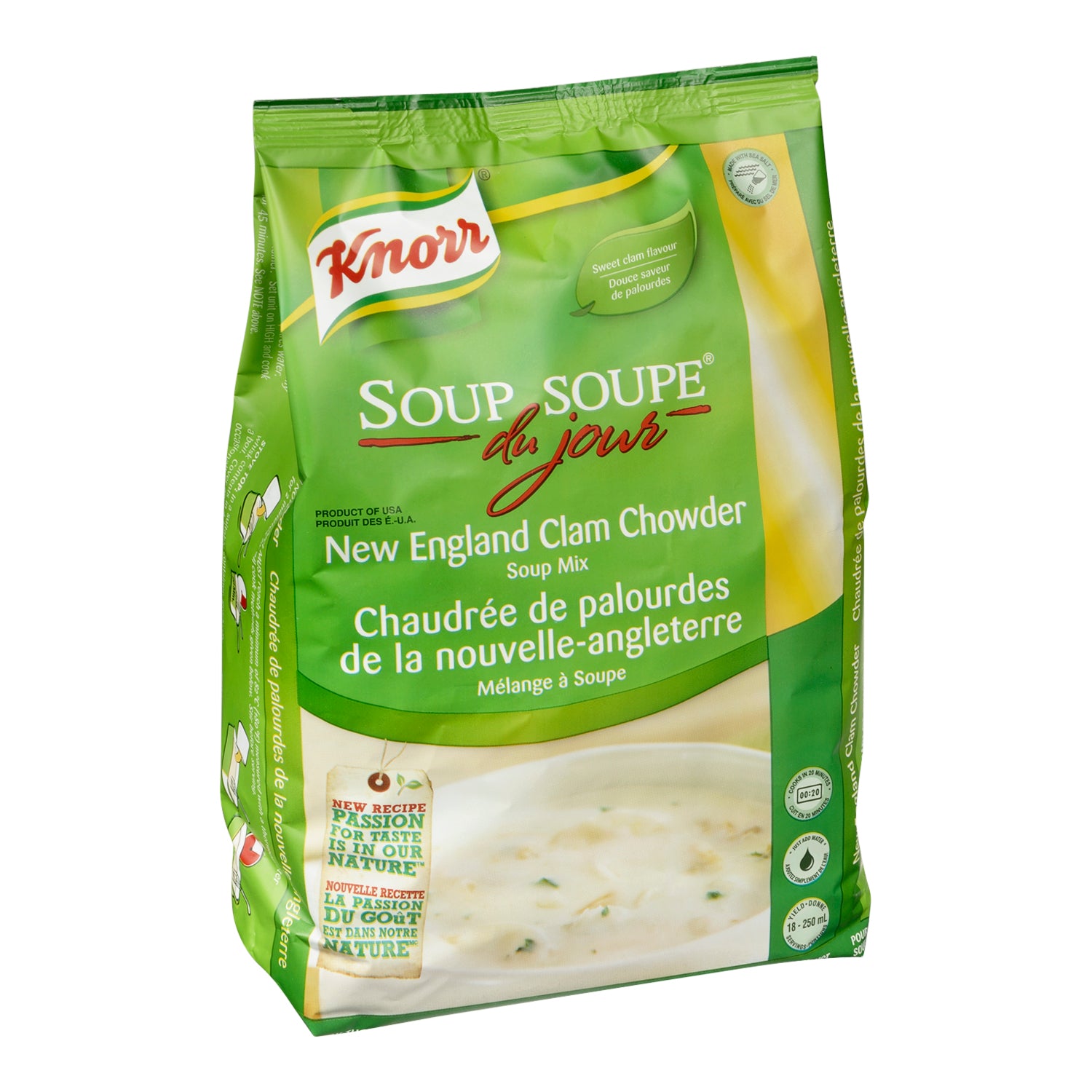 Soup Clam Chowder - 4 x 765 g - Knorr Swiss - Restaurant and