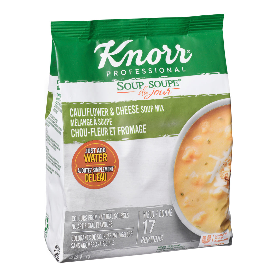 Soup Cauliflower & Cheese - 4 x 531 g - Knorr Swiss - Restaurant and Foodservice Ingredients - Canadian Distribution