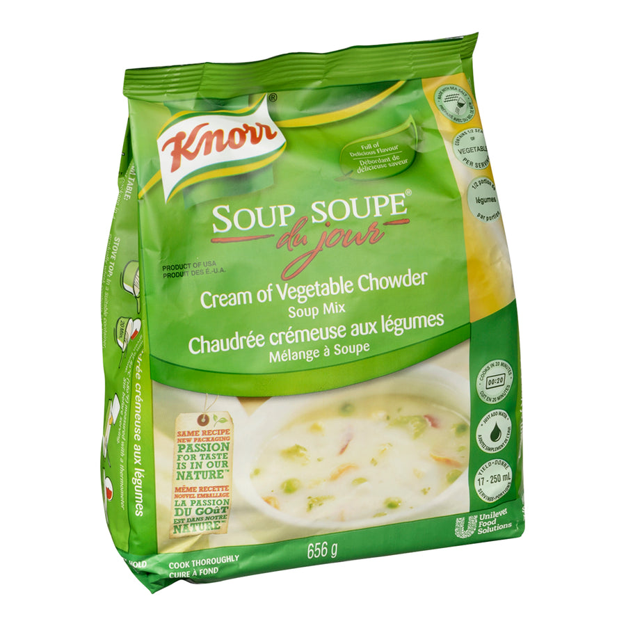 Soup Cream Of Vegetable - 4 x 656 g - Knorr Swiss - Restaurant and Foodservice Ingredients - Canadian Distribution