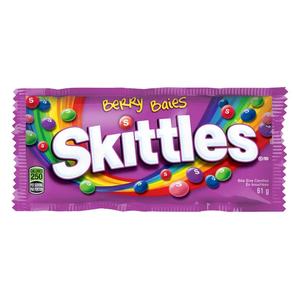 Berry Explosion Candy - 144 × 61 g - Skittles - Canadian Distribution