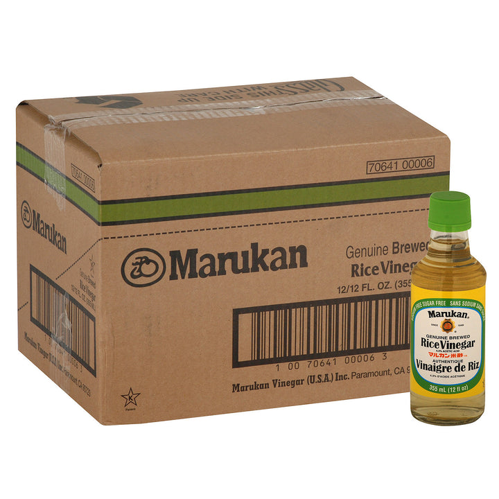 Vinegar Rice Brewed Genuine - 12 x 355 mL - Marukian - Restaurant and Foodservice Ingredients - Canadian Distribution