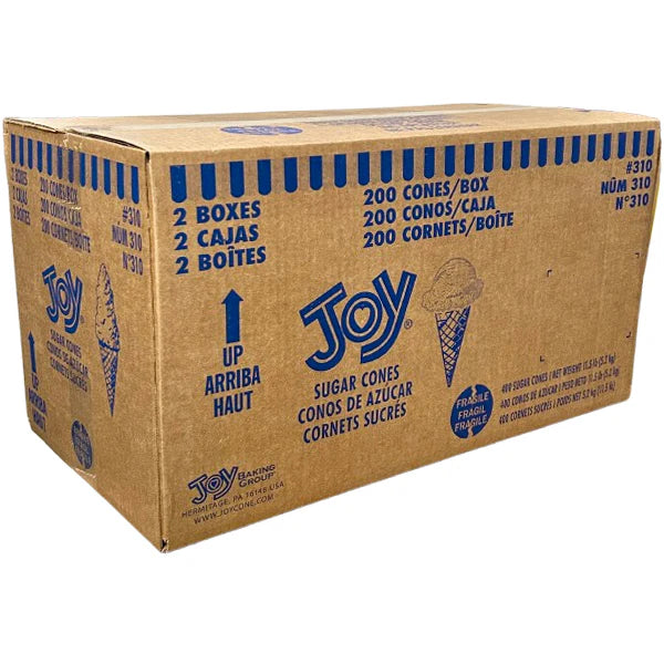 Cone Sugar #310 - 2 x 200 count - Joy - Restaurant and Foodservice Ingredients - Canadian Distribution