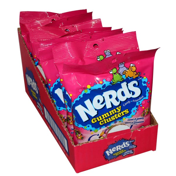 Gummy Clusters - 40 × 142 g - Nerds - Canadian Distribution