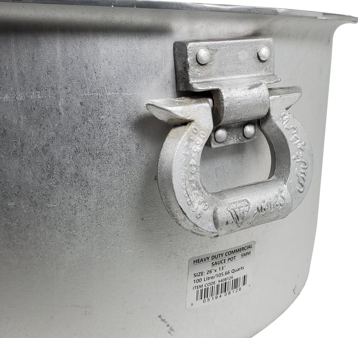 100L - 26"x13" Heavy Duty Commercial Sauce Pot